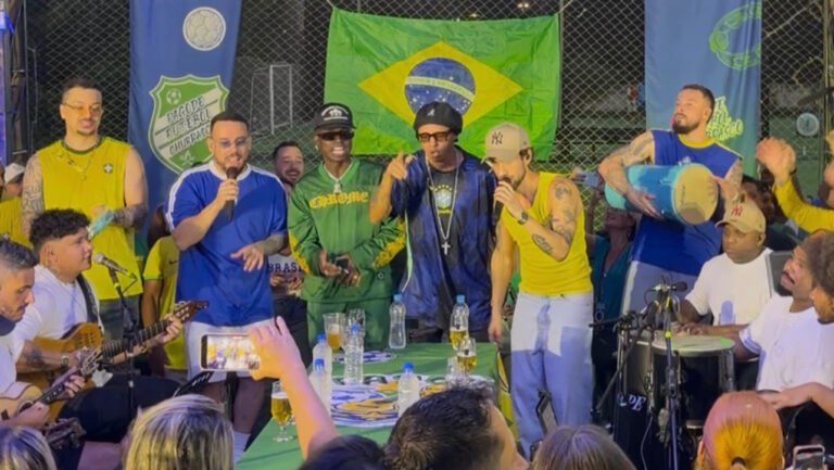 Com casa cheia, Grupo Chocolate grava “Copagode” em noite que uniu futebol, música e festa em Porto Alegre
